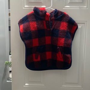 Girls Sherpa Poncho